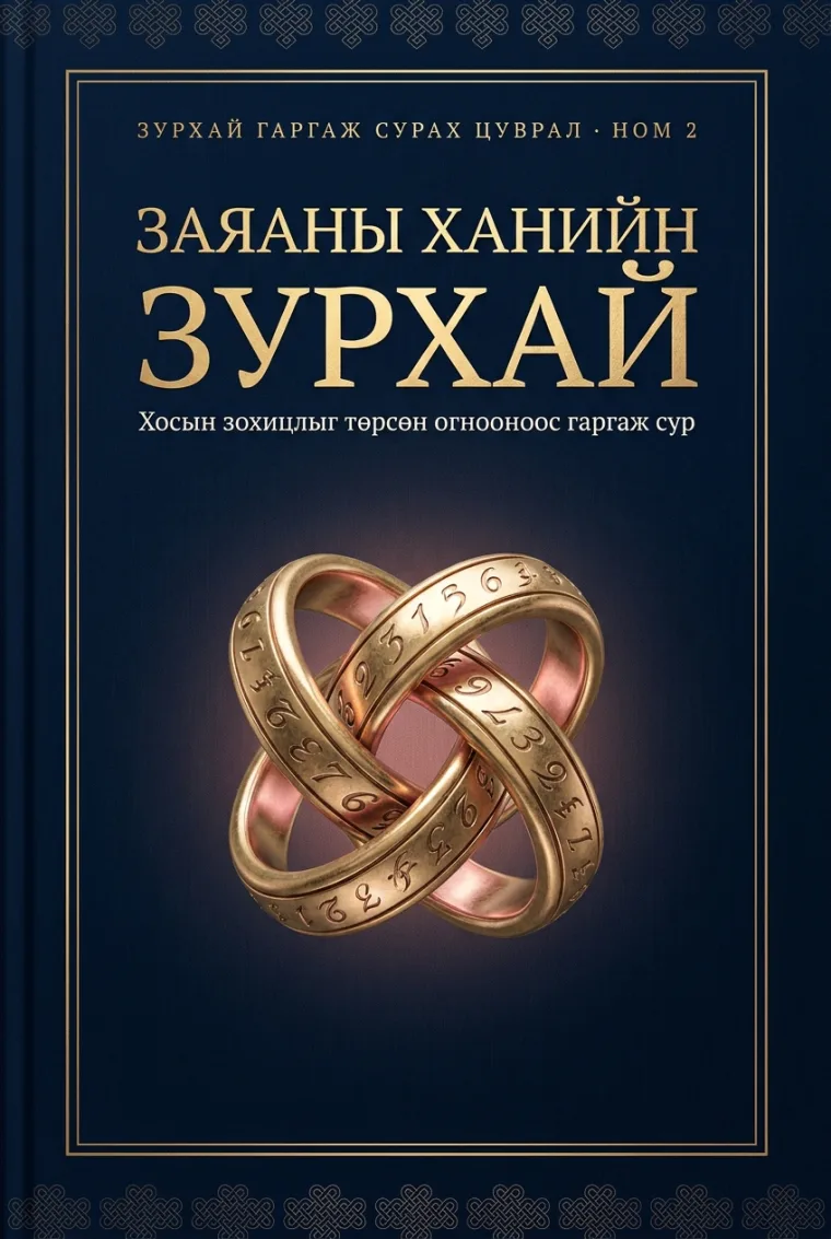 «Заяаны ханийн зурхай» номын хавтас